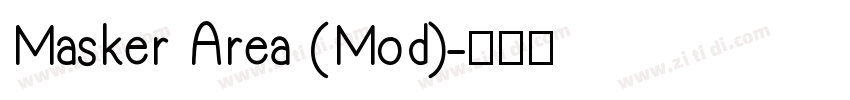 Masker Area (Mod)字体转换